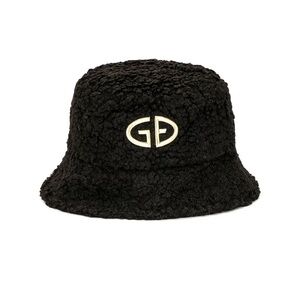 Goldbergh Black Sherpa Bucket Hat